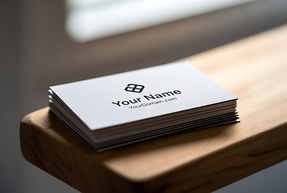 Business cards print sample on premium card stock